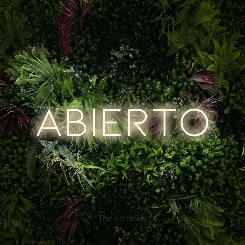 Abierto LED Neon Sign