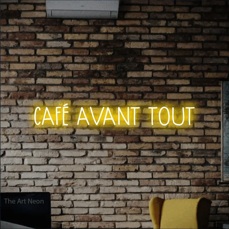 Café Avant Tout LED Neon Sign