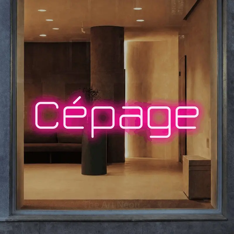 Cépage LED Neon Sign