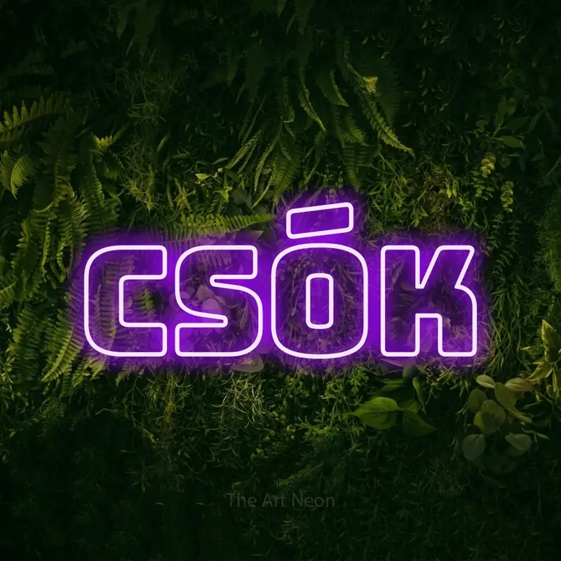 Csók LED Neon Sign