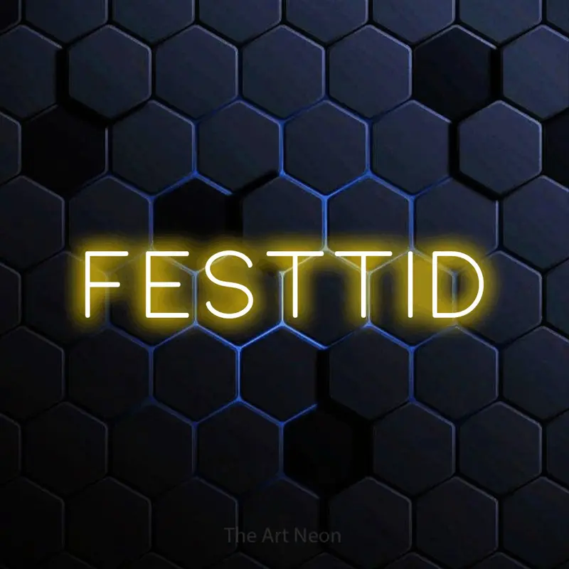 Festtid LED Neon Sign