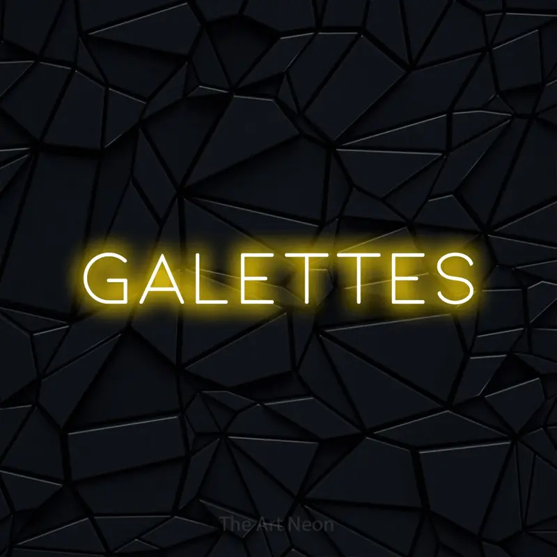 Galettes LED Neon Sign