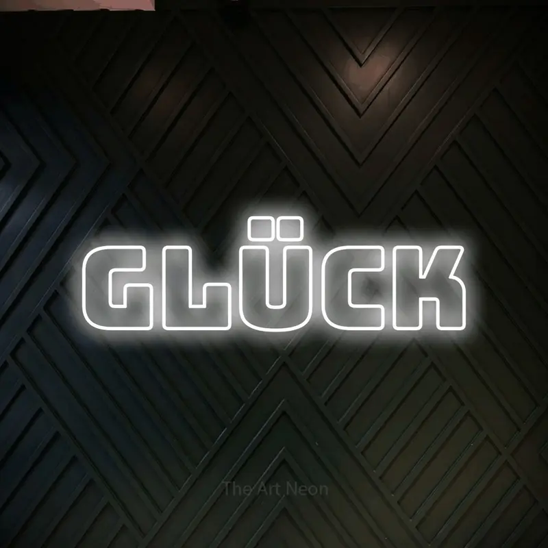 Glück LED Neon Sign