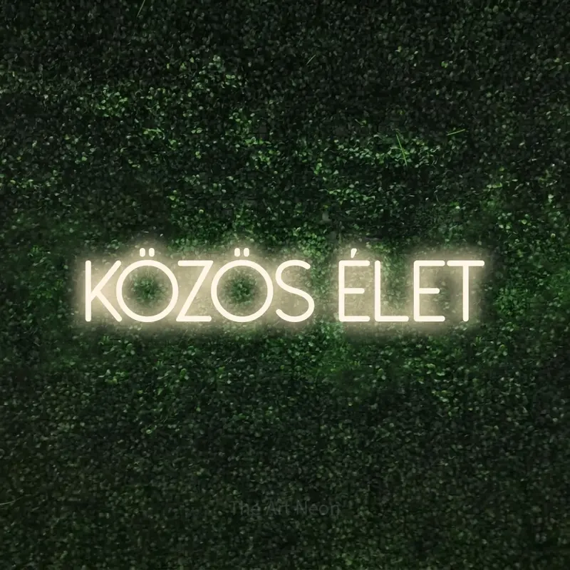 Közös élet LED Neon Sign