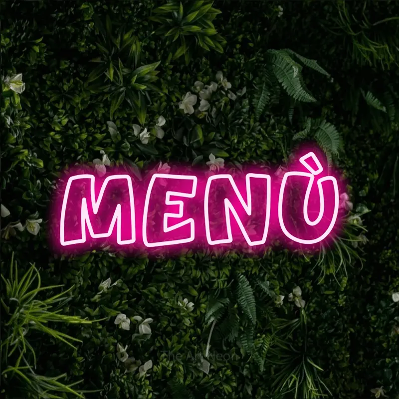 Menù LED Neon Sign