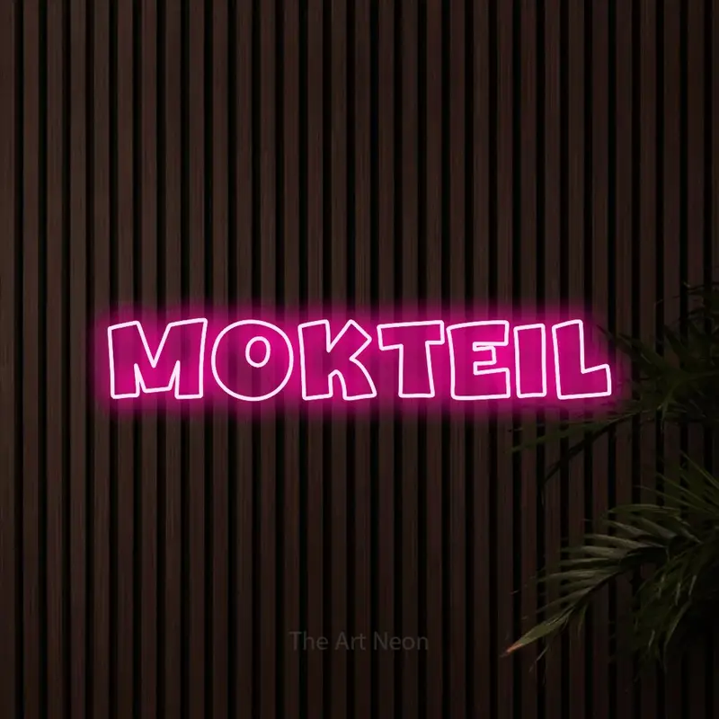 Mokteil LED Neon Sign