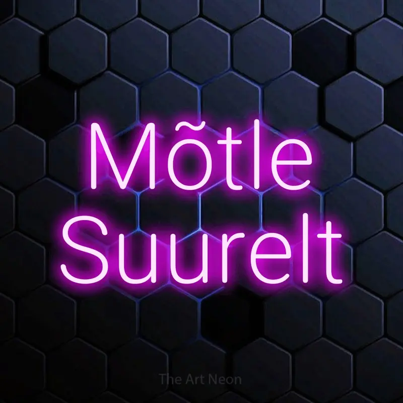 Mõtle suurelt LED Neon Sign