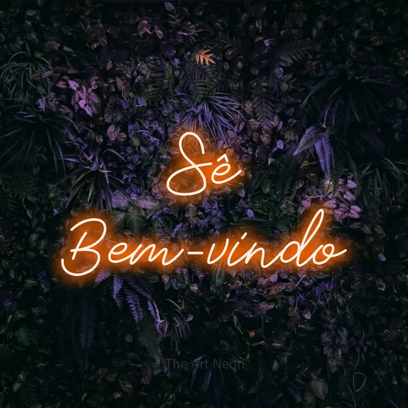 Sê bem-vindo LED Neon Sign