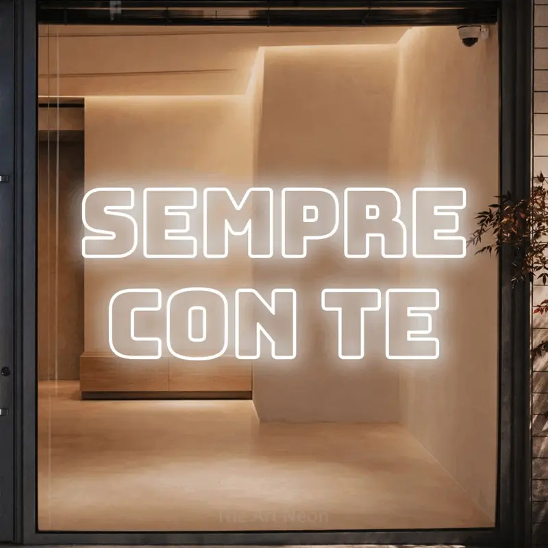 Sempre con Te LED Neon Sign