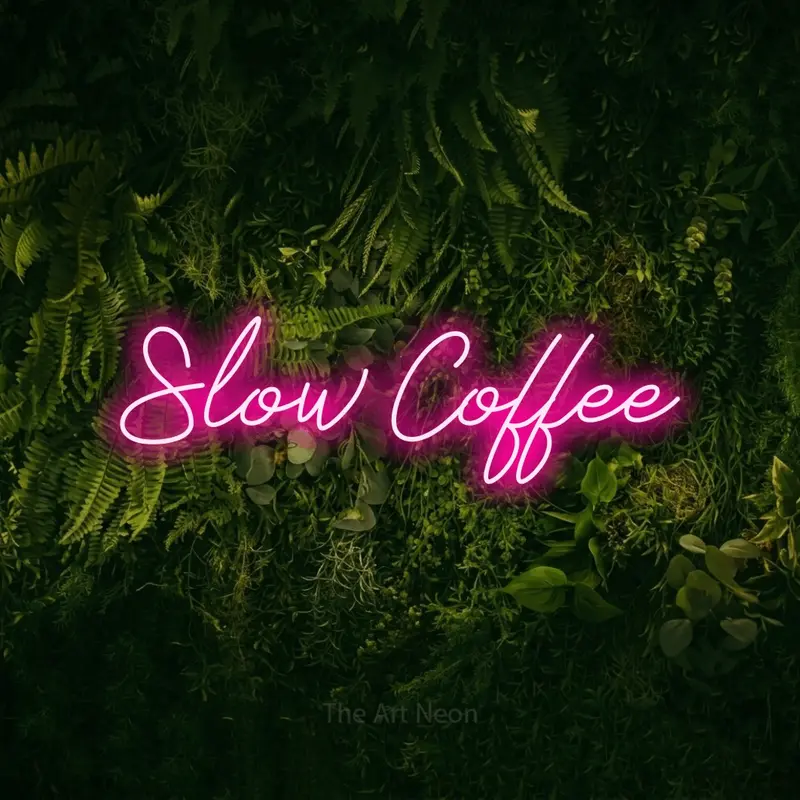 Slow Coffee LED Neon Sign