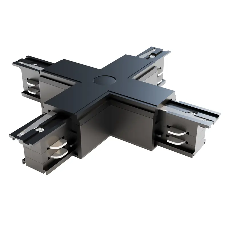 TRA005CX-31B Trinity X-shaped Connector Black