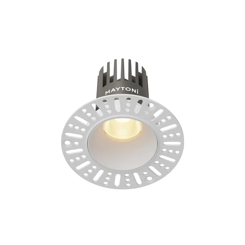 Trimless-Einbaudownlight Dip, Weiß