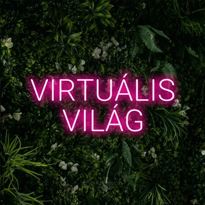 Virtuális világ LED Neon Sign